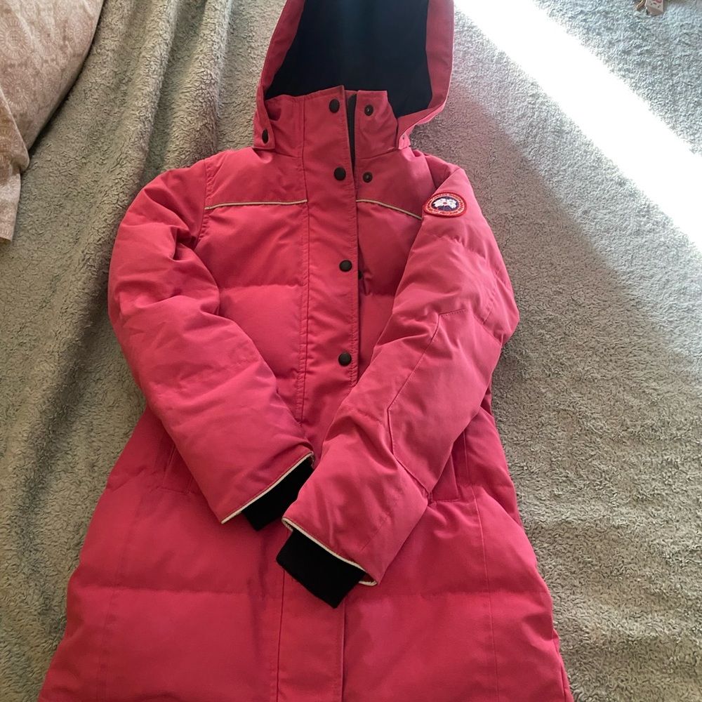 Little Girls amp Girls Juniper Parka Coat
Pink, Small (7-8)